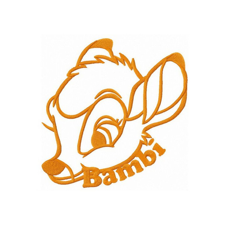 Disney character Bambi embroidery design - Embroidery Design