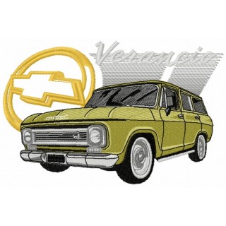 Chevrolet Veraneio car embroidery design - Embroidery Design