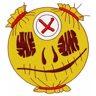 Strange scarecrow embroidery design - Embroidery Design