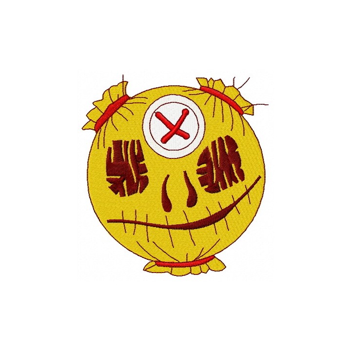 Strange scarecrow embroidery design - Embroidery Design
