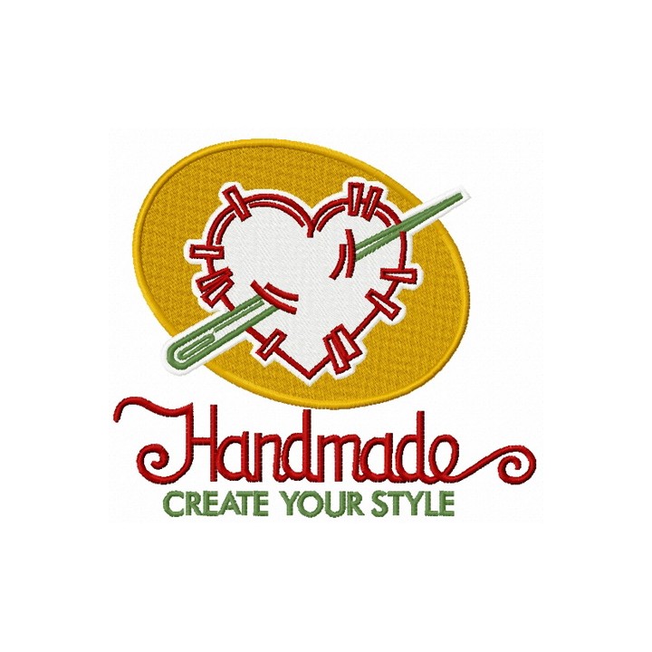 Handmade Create your style 3 embroidery design - Embroidery Design