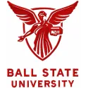 Ball State University logo embroidery design