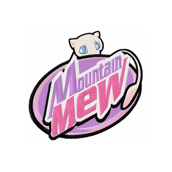 Mountain Mew embroidery design - Embroidery Design