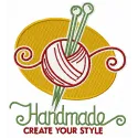 Preview of the Handmade Create Your Style embroidery design featuring unique stitching patterns for creative projects.
