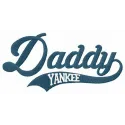 Daddy Yankee inspired embroidery design featuring a dynamic baseball theme, ideal for caps and t-shirts.