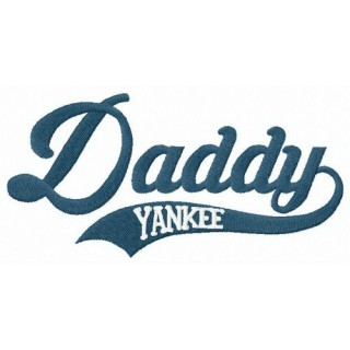 Daddy yankee embroidery design - Embroidery Design