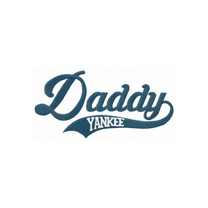 Daddy yankee embroidery design - Embroidery Design
