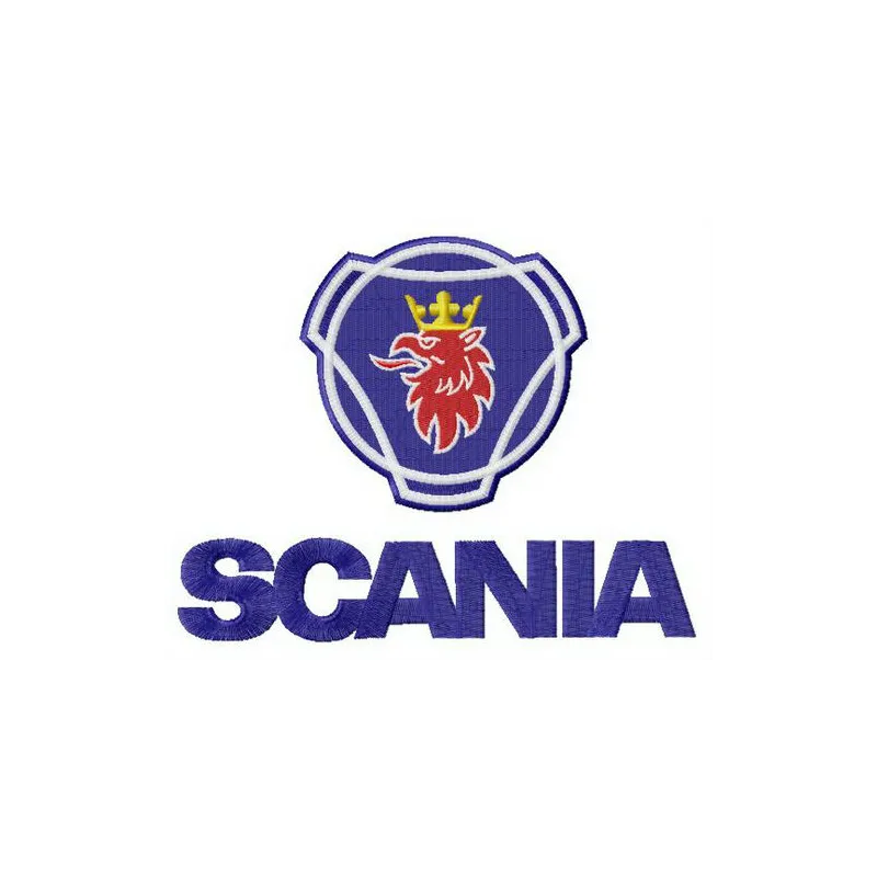 Scania AB alternative logo embroidery design