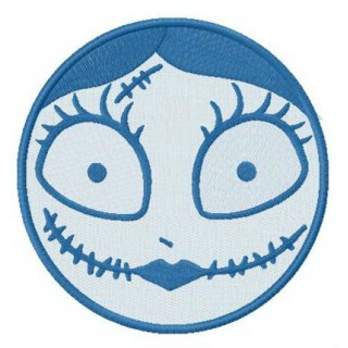Sally's face embroidery design - Embroidery Design