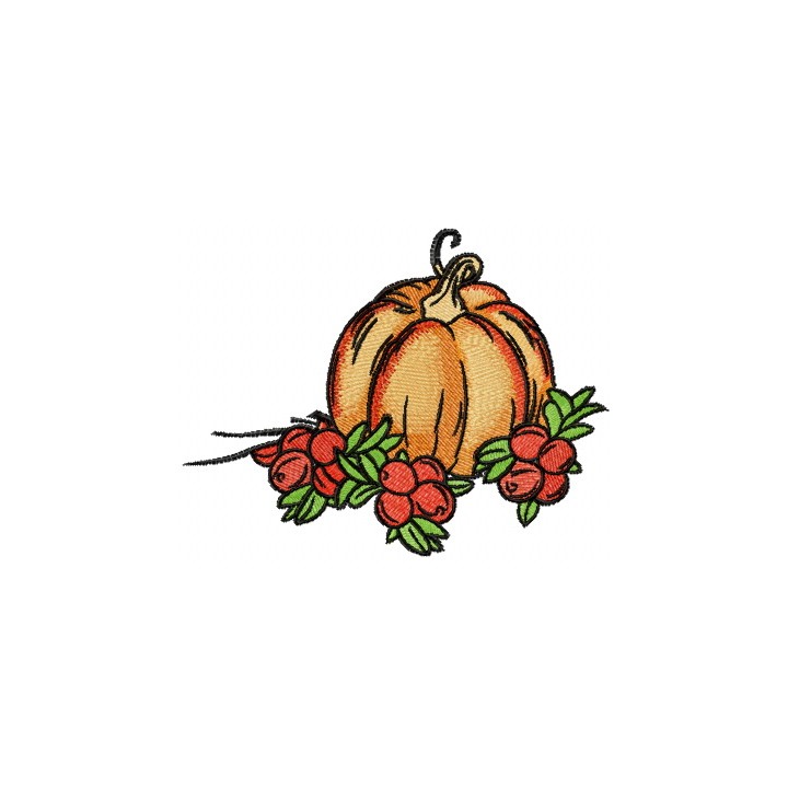 Autumn gifts embroidery design - Embroidery Design