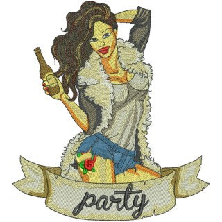 Barbecue party 2 embroidery design - Embroidery Design