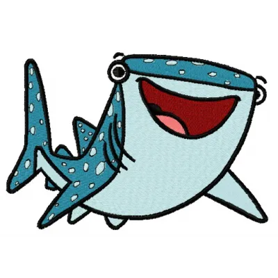 Preview of the Destiny embroidery design featuring a whimsical underwater motif inspired by Finding Nemo.