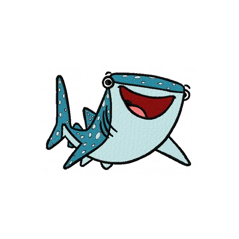 Preview of the Destiny embroidery design featuring a whimsical underwater motif inspired by Finding Nemo.