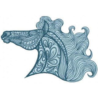 Mosaic Horse 4 embroidery design - Embroidery Design