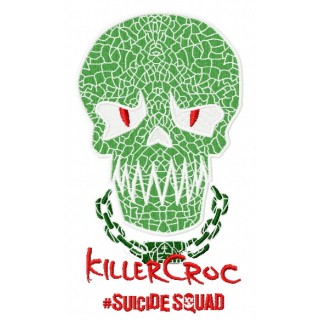 Suicide Squad KillerCroc embroidery design - Embroidery Design