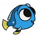 Nemo's friend embroidery design featuring a colorful aquatic motif, perfect for stitching on t-shirts and hoodies.