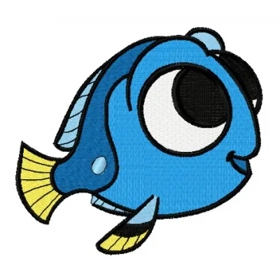 Nemo's friend embroidery design featuring a colorful aquatic motif, perfect for stitching on t-shirts and hoodies.