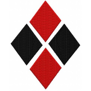 Harley Quinn Diamonds embroidery design - Embroidery Design