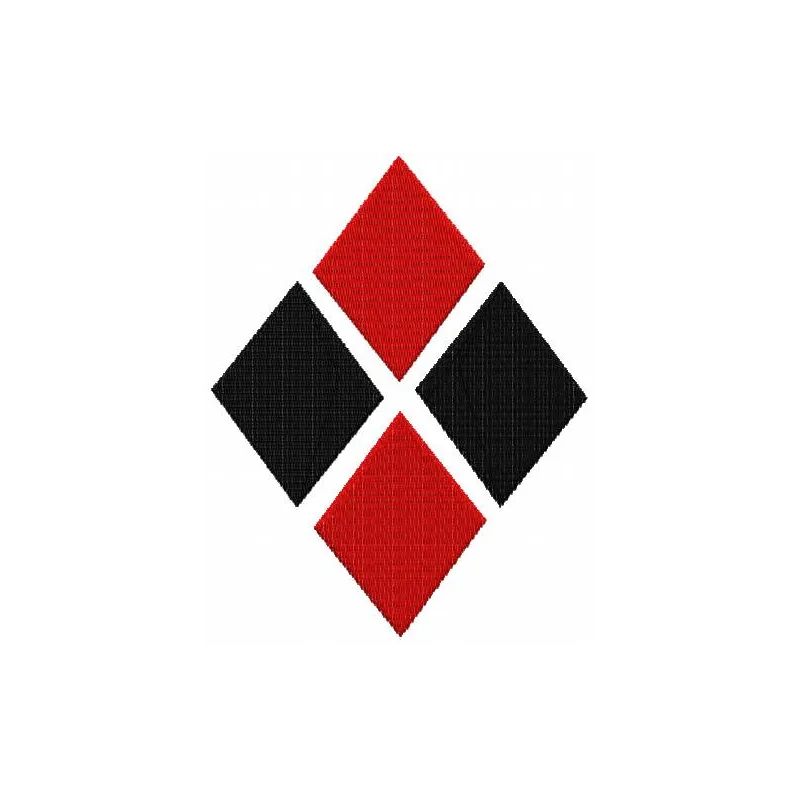 Harley Quinn Diamonds embroidery design featuring playful diamond motifs from the Suicide Squad collection.