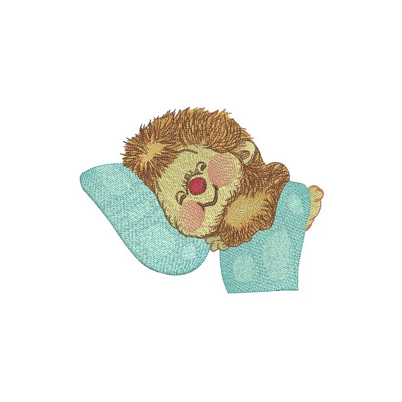 Preview of Sweet Hedgehog's Dreams 2 embroidery design featuring a whimsical hedgehog motif for creative projects.