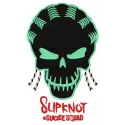 Preview of the Slipknot embroidery design from the Suicide Squad collection, showcasing intricate stitching patterns.