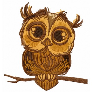 Cute owl 3 embroidery design - Embroidery Design