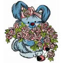 To a special girl 2 embroidery design featuring a charming bunny motif, perfect for embellishing baby onesies or tote bags.