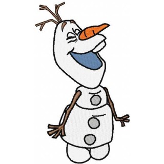 Happy Olaf 6 embroidery design - Embroidery Design