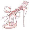 Preview of Summer High Heels 2 embroidery design featuring stylish heels, perfect for embellishing clothing and accessories.