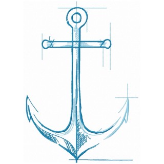 Marine sketch 2 embroidery design - Embroidery Design