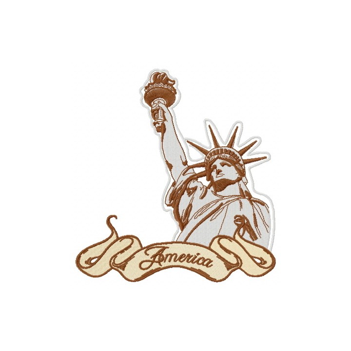 America 2 embroidery design - Embroidery Design