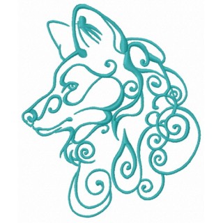 Wolf spirit 6 embroidery design - Embroidery Design