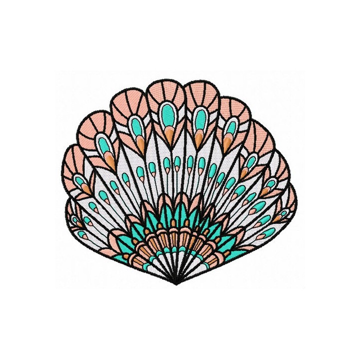 Sea shell 11 embroidery design - Embroidery Design