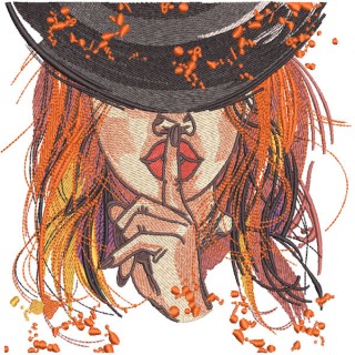 Be quiet embroidery design - Embroidery Design