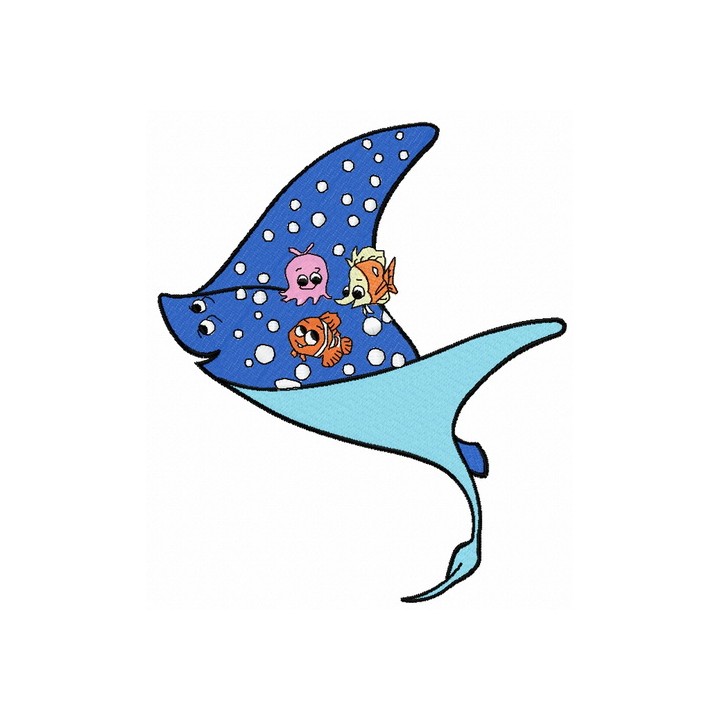 Mr. Ray and his pupils embroidery design - Embroidery Design