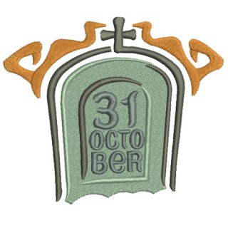 31th of October 2 embroidery design - Embroidery Design