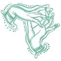 Boho hands 2 embroidery design showcasing intricate ornament details, perfect for embellishing various fabric items.