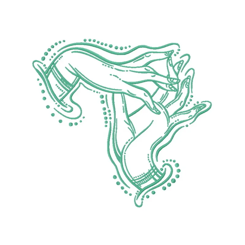 Boho hands 2 embroidery design showcasing intricate ornament details, perfect for embellishing various fabric items.