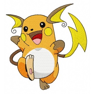 Raichu embroidery design - Embroidery Design