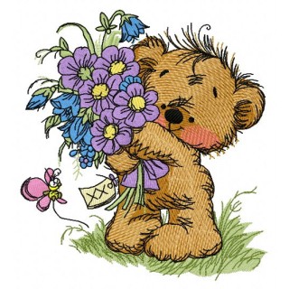 Bouquet for you 2 embroidery design - Embroidery Design