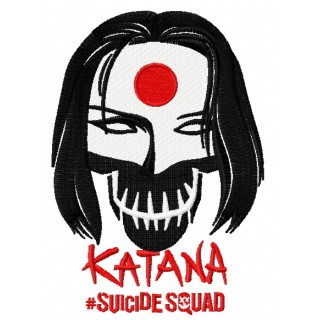 Suicide Squad Katana embroidery design - Embroidery Design