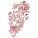 Preview of the Bloody Hand 2 embroidery design, showcasing a creative pattern for embellishing various projects.