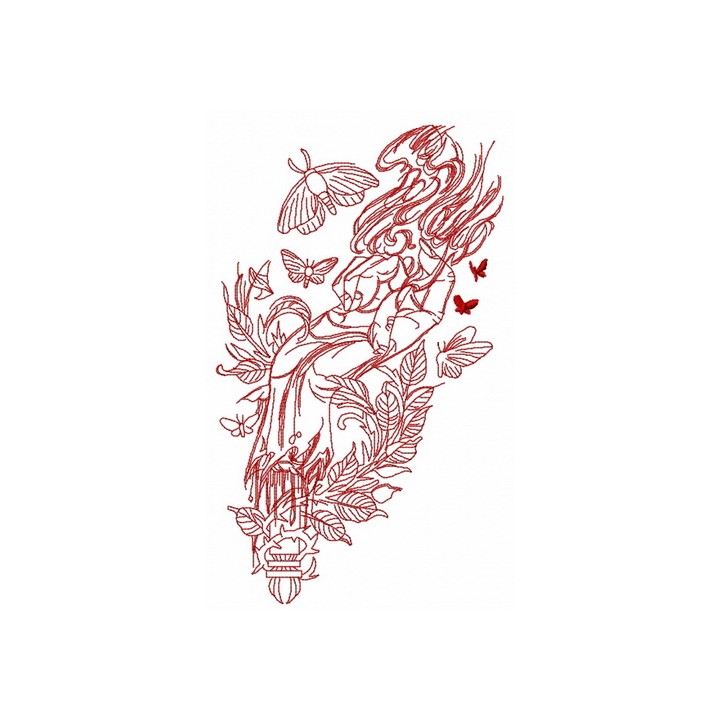 Bloody hand 2 embroidery design - Embroidery Design