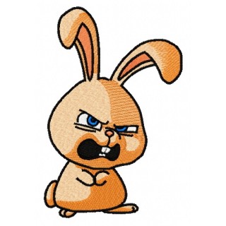 Angry Snowball 2 embroidery design - Embroidery Design