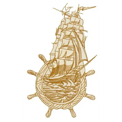 Preview of Marine Collage 3 embroidery design featuring nautical elements for stitching on various fabrics.