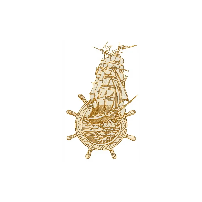 Preview of Marine Collage 3 embroidery design featuring nautical elements for stitching on various fabrics.