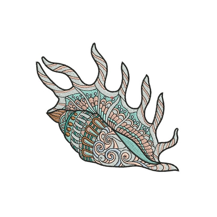Sea shell 9 embroidery design - Embroidery Design