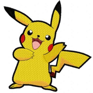 Pikachu 4 embroidery design - Embroidery Design