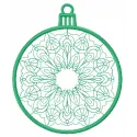 Preview of Christmas decoration 12 embroidery design featuring festive motifs for holiday crafting.