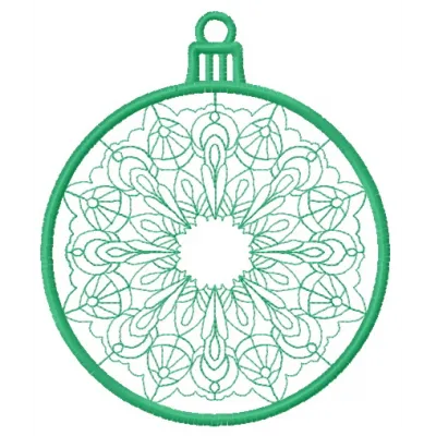 Preview of Christmas decoration 12 embroidery design featuring festive motifs for holiday crafting.